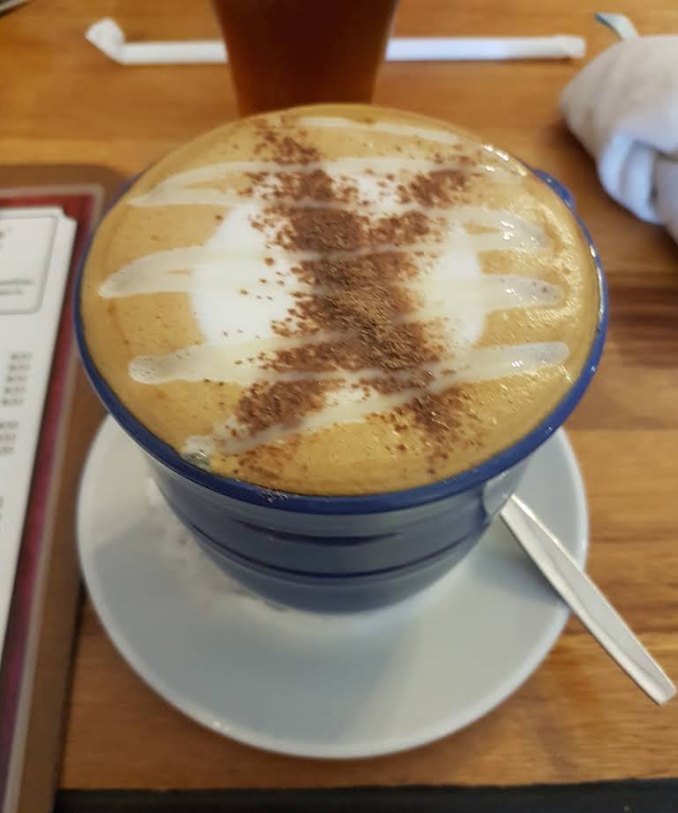 Condensed milk cappuccino